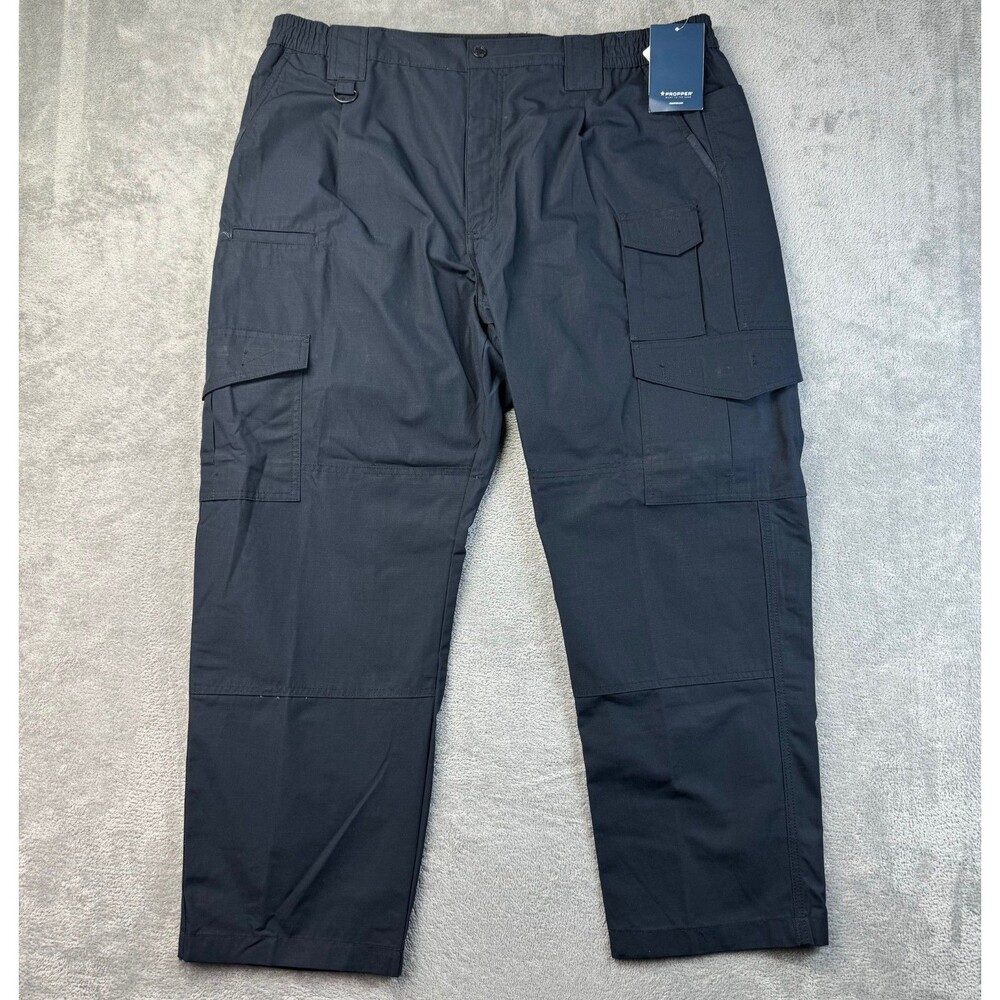 Propper Tactical Pants Men's 44x30 Navy Ripstop Cargo Pocket Cargo Combat NWT
